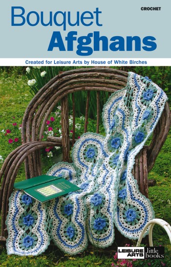 Leisure Arts Bright Afghans Pattern Crochet Book